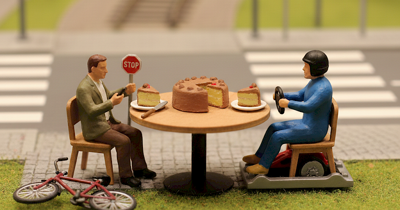 Velofahrer, Fussgänger, Motorfahrzeug - Haftungsquoten in der Praxis